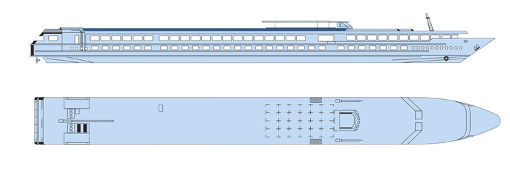 Deckplan Sonnendeck MS Renoir - 117112©CroisiEurope