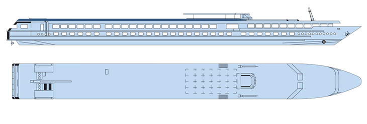 Deckplan Sonnendeck MS Botticelli - 123533©CroisiEurope