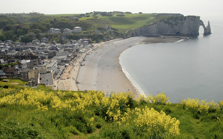 Strand von Étretat