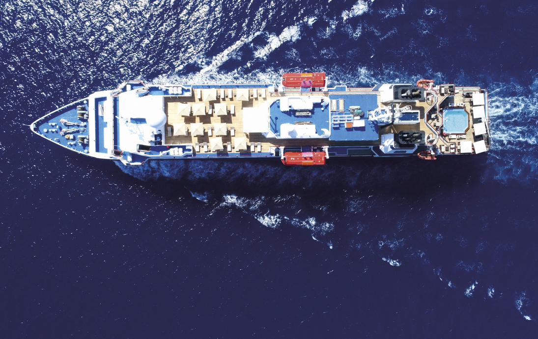 MV La Belle des Oceans von oben - 389462©Alexandre Sattler