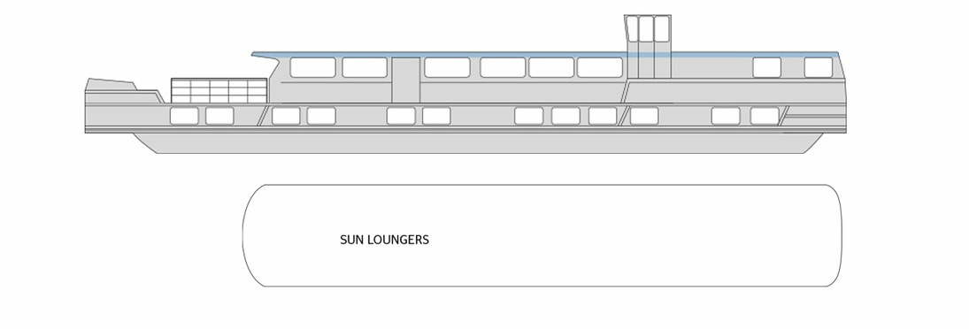 MS Daniele Deckplan Sonnendeck - ©croisieurope