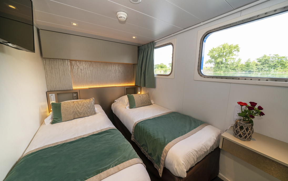 MS Daniele Zweibettkabine Hauptdeck - ©croisieurope