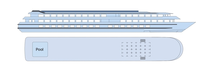 Deckplan Sonnendeck MS Amalia Rodrigues - 234469©CroisiEurope