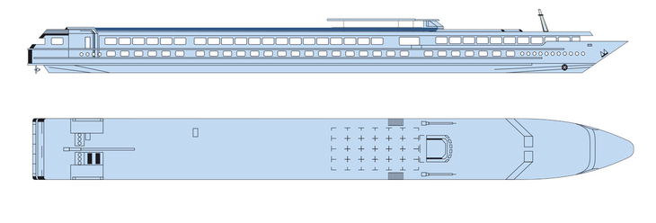 Deckplan Sonnendeck MS Michelangelo - 116331©CroisiEurope