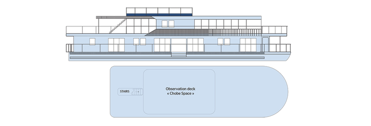 Deckplan Sonnendeck RV African Dream - 118095©CroisiEurope