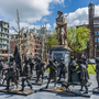 Rembrandt-Statue in Amsterdam, Niederlande