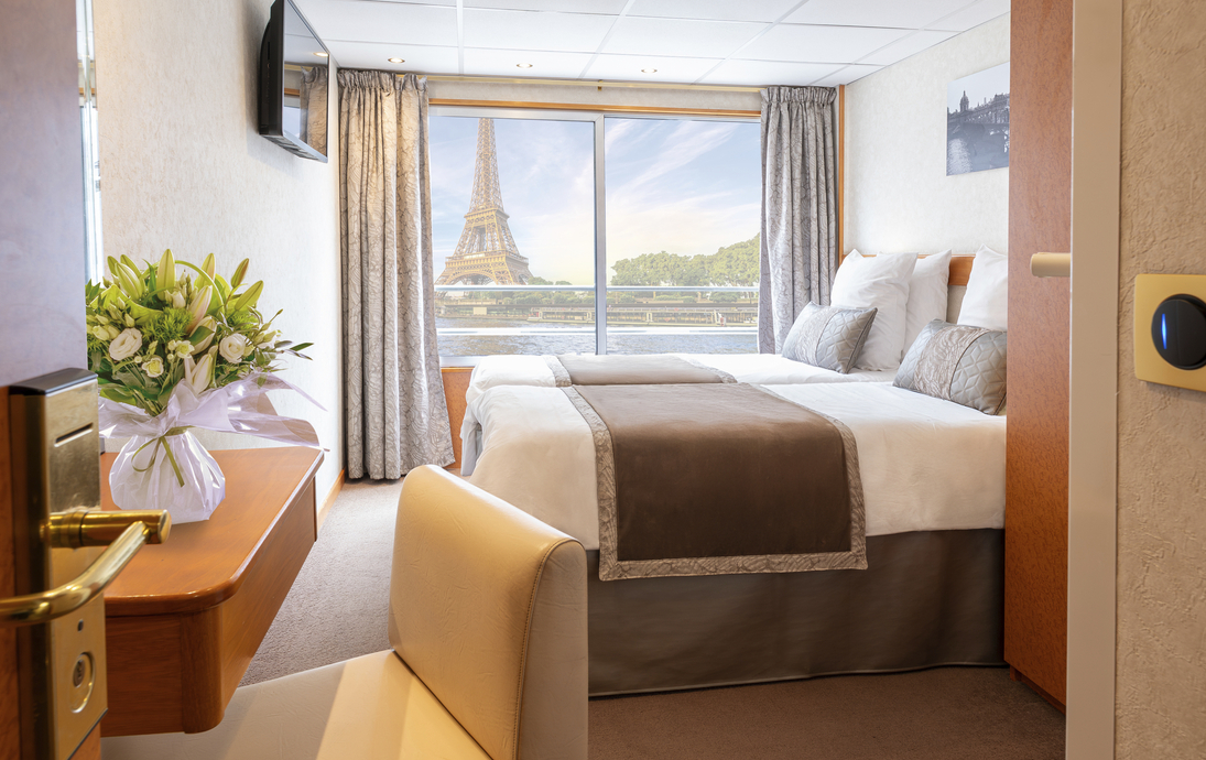 MS Botticelli_Zweibettkabine_Oberdeck - ©Corinne-Cotard