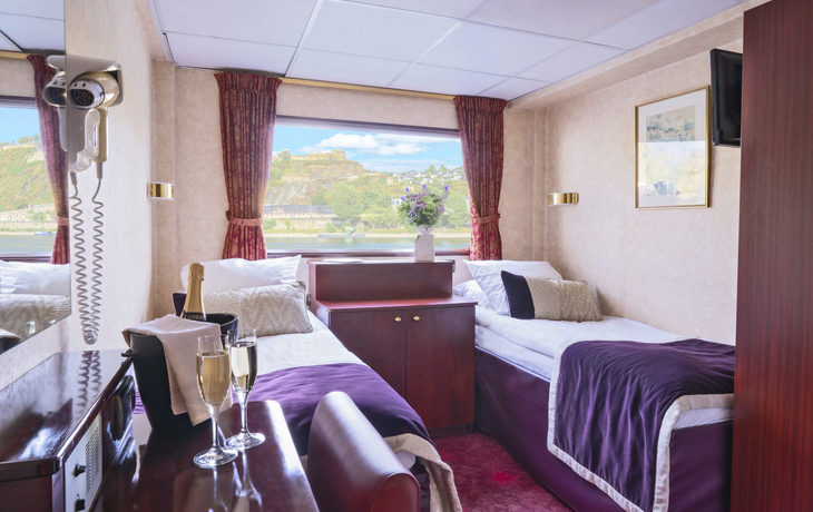 Zweibettkabine Hauptdeck MS Mona Lisa - 207420©CroisiEurope