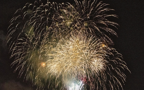 Feuerwerk an Silvester