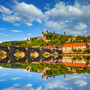 Festung Marienberg oberhalb von Würzburg in Unterfranken, Deutschland