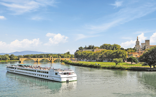 MS Mistral auf der Rhône