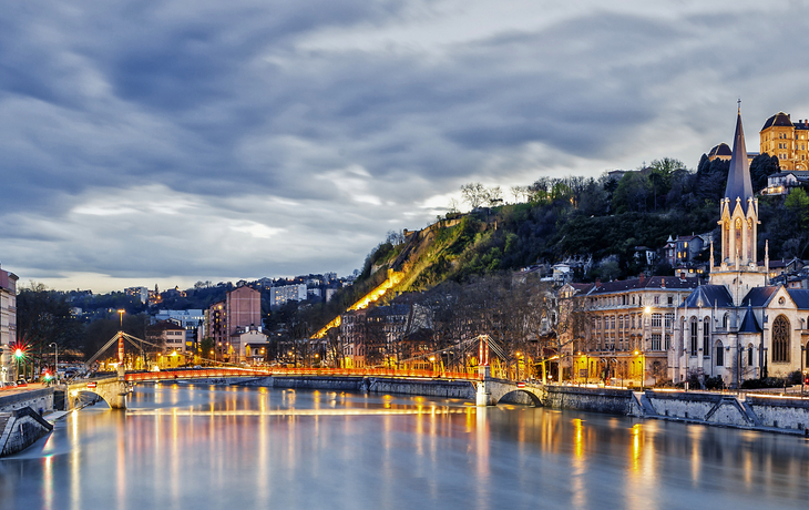 Lyon am Abend - ©Frédéric Prochasson - stock.adobe.com