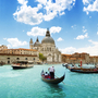 Canal Grande und Basilika Santa Maria della Salute in Venedig