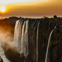 Victoria Falls in Sambia und Simbabwe