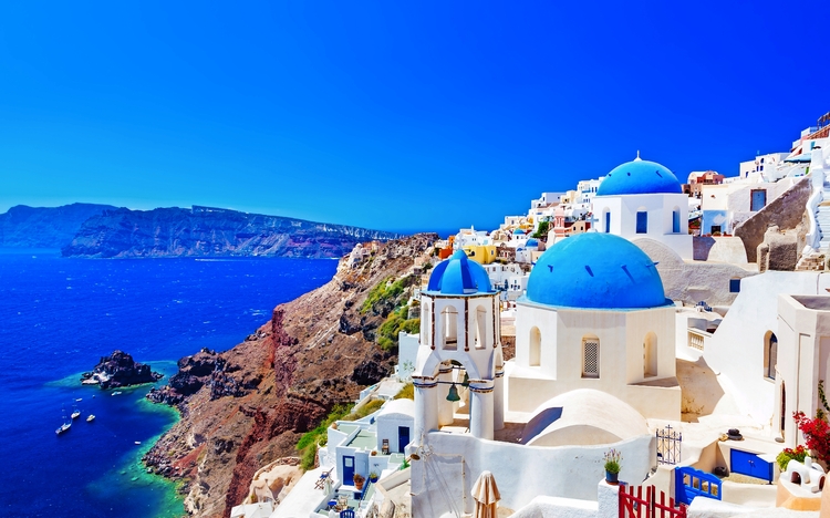 Oia  auf Santorini