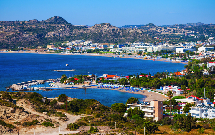 Luftaufnahme des Strandes von Faliraki - © saiko3p - stock.adobe.com