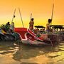 schwimmender Markt in Vietnam