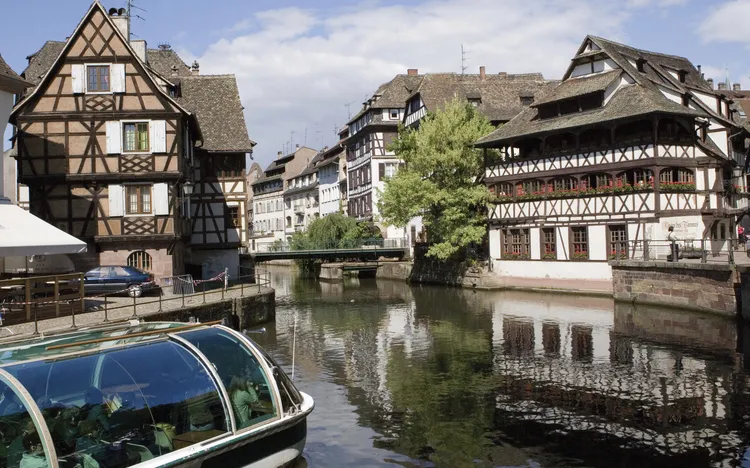 Straßburg, Rhein Marne Kanal, Draußen, Tag