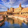 Plaza de España in Sevilla, Spanien