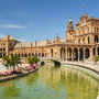 Plaza de España in Sevilla, Spanien