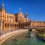 Plaza de España in Sevilla, Spanien
