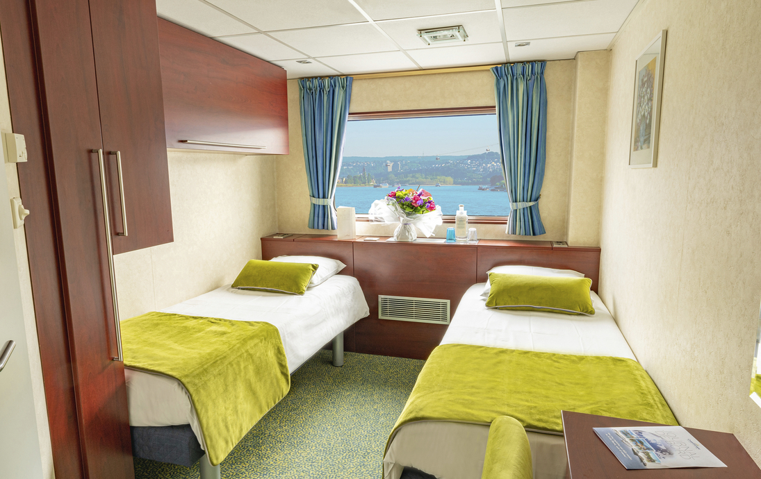 MS La Boheme, Zweibettkabine, Hauptdeck - ©Bruno Boehly