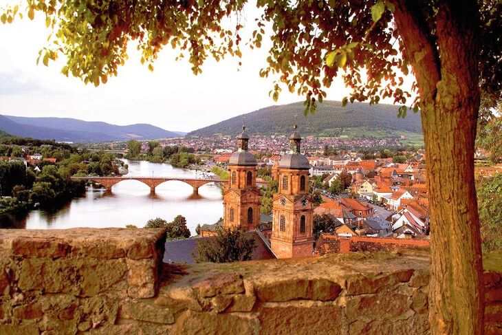 Blick über Miltenberg - © Odenwald Tourismus GmbH