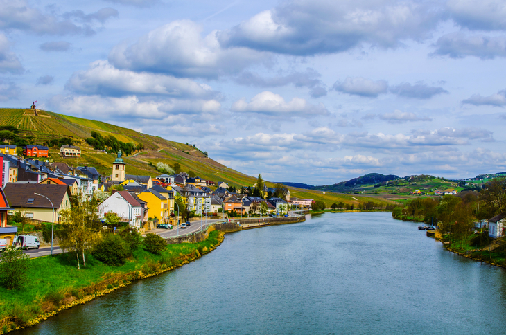 Blick über Remich, Weinhauptstadt von Luxemburg  - ©dudlajzov - stock.adobe.com