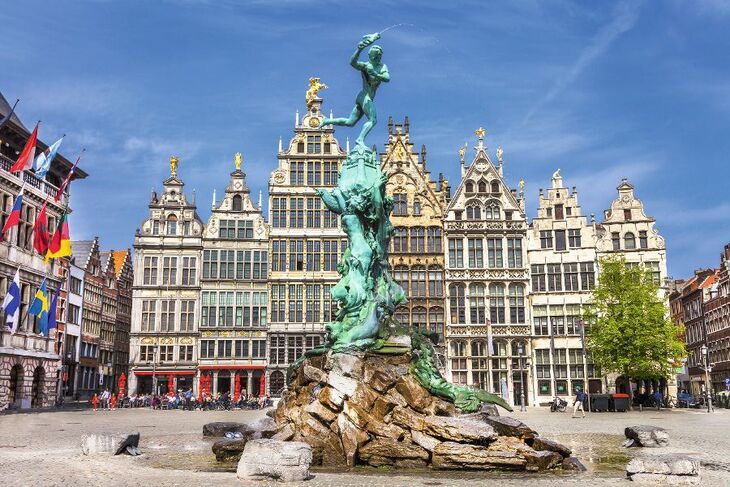 Traditionelle flämischer Architektur in Antwerpen - © Freesurf - Fotolia