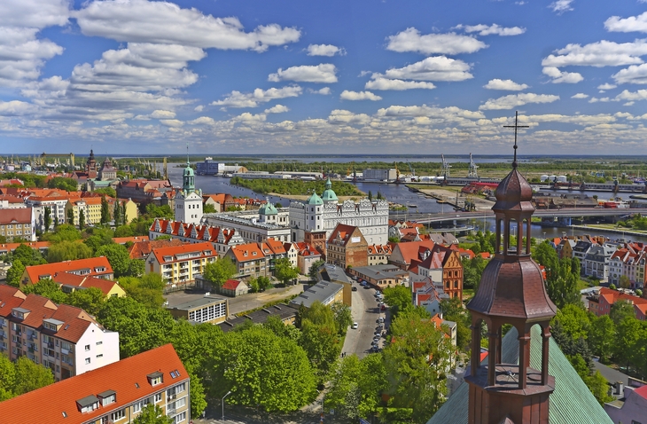 Panorama der Stadt Stettin - © andrzej - Fotolia