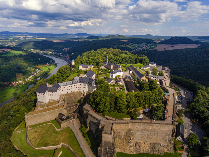 Festung Königstein im Elbsandsteingebirge, Deutschland - ©Sliver - stock.adobe.com