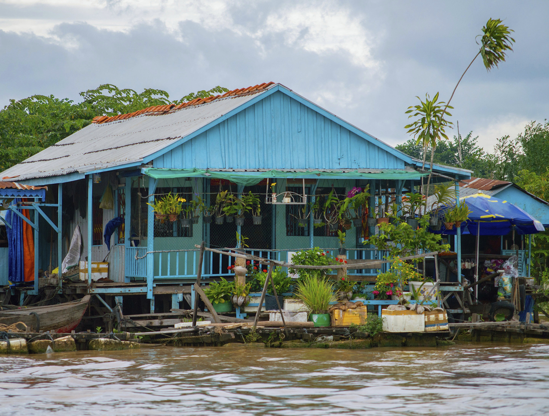 Kambodscha Fischereidorf Aussen  - 50237@Christina Guan